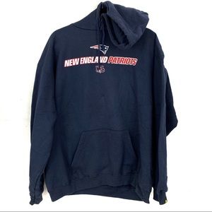 New England patriots Blue Men Hoodie
